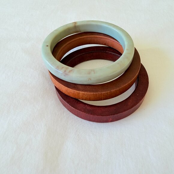 Zara Stackable Bangles (Set of 3) - Picture 3 of 7